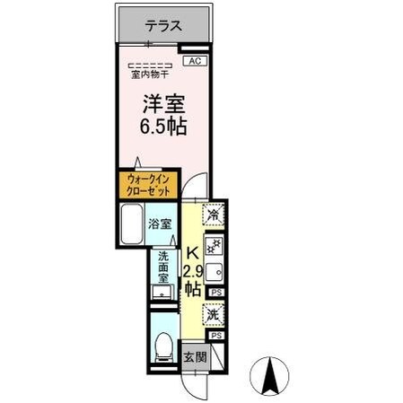 レクシア六町の物件間取画像